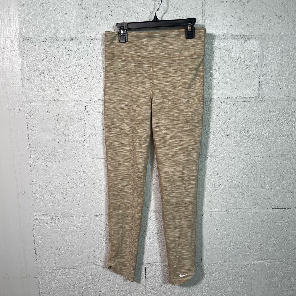 Nike One Girls' Dri-FIT training Legging tan/white Small